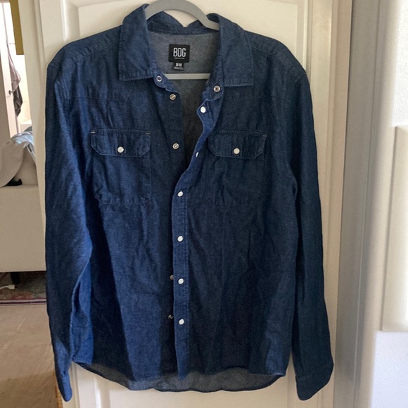 BDG Denim Utlity Western Shirt men medium  Urban Outfitters - Picture 3 of 6